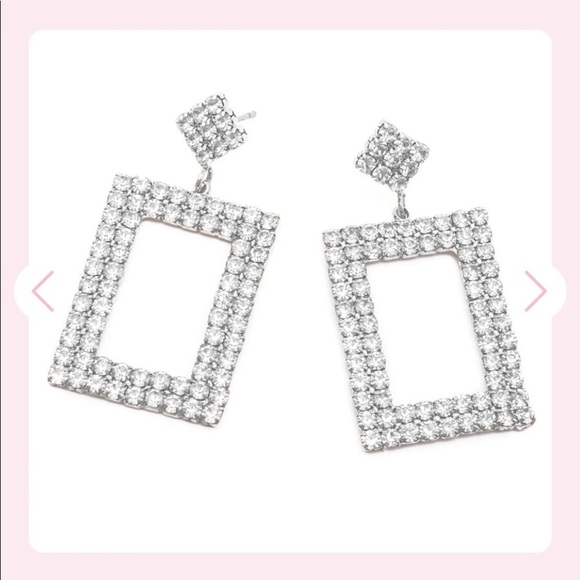 NWT Frasier Sterling Sweet and Sour cubic zirconia silver accent dangly earrings - Picture 6 of 10